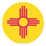 New Mexico Flag Map