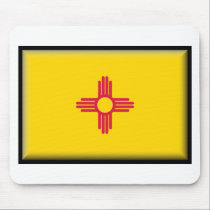 New Mexico Flag mousepads