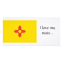 New Mexico Flag Picture Card
