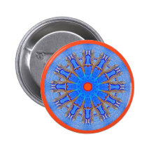 New Mexico Lizard Pinback Buttons