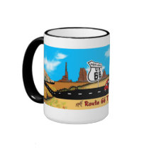New Mexico - Route 66 Panorama mugs