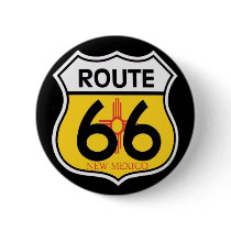New Mexico Route 66 Shield Button