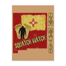 New Mexico Squatch Watch Postcard