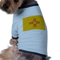 New Mexico State Flag Dog Tshirt