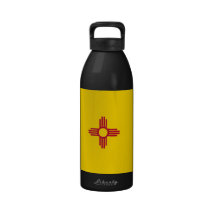 New Mexico State Flag Liberty Bottle Water Bottles