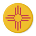 New Mexico State Flag magnets by NMGiftShop New Mexico State Flag magnets