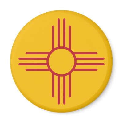 New Mexico State Flag Magnet by NMGiftShop