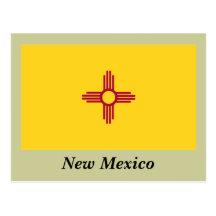 New Mexico State Flag Postcards