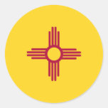 New Mexico State Flag Stickers
