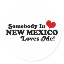 New Mexico Round Sticker