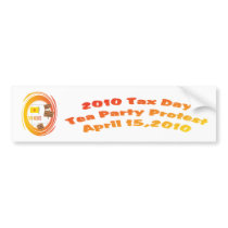 New Mexico Tax Day Tea Party Protest Bumper Sticker