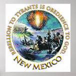 New Mexico Tea Party Poster