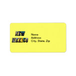 New Mexico, USA Text Labels