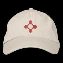 New Mexico Zia embroidered hats