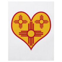New Mexico Zia Heart flyers by NMGiftShop New Mexico Zia Heart flyers
