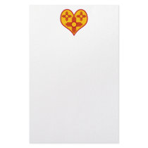 New Mexico Zia Heart stationery by NMGiftShop New Mexico Zia Heart stationery