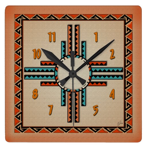 New Mexico Zia (sun) Clock