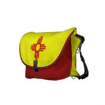 New Mexico Zia Sun Symbol Courier Bag