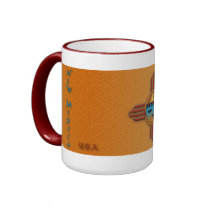 New Mexico Zia Sunface mugs