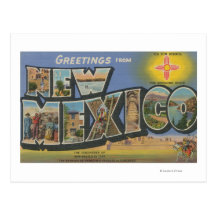 New MexicoLarge Letter ScenesNew Mexico Post Card