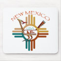 New Mexico's Roadrunner & Zia mousepads