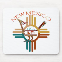 New Mexico's Roadrunner & Zia mousepads by Zeke145 New Mexico's Roadrunner & Zia mousepads