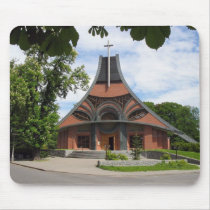 New Modern Church In Chuchelna In The Czech Republ mousepads