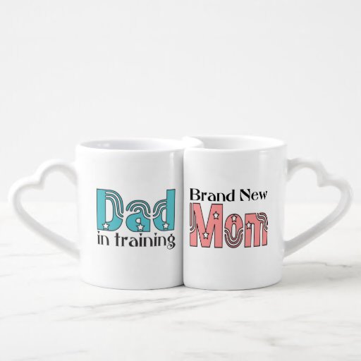 New Mom and Dad Couples Mug Set Zazzle