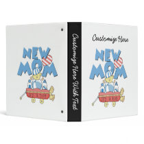 New Mom It's a Boy Gifts 3 Ring Binders