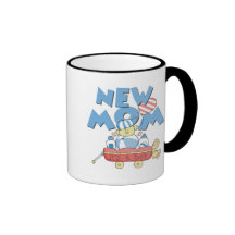 New Mom It's a Boy Tshirts and Gifts Mugs
