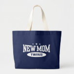 New Mom Twins Canvas Bag