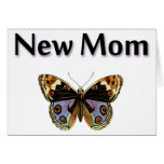 New Mom with Butterfly Illustration Cards