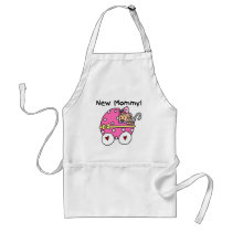 New Mommy Baby Girl Tshirts and Gifts aprons