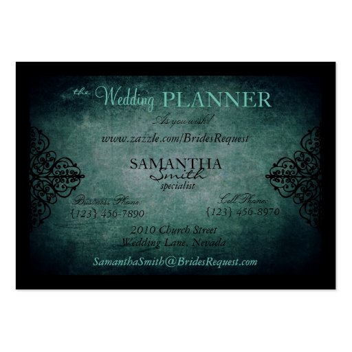 New Moon Business Card (back side)