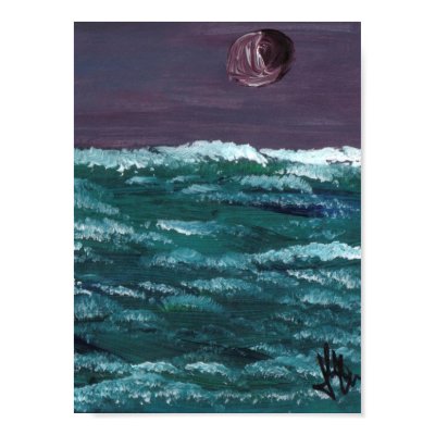 New Moon Print by JohnnaCrider