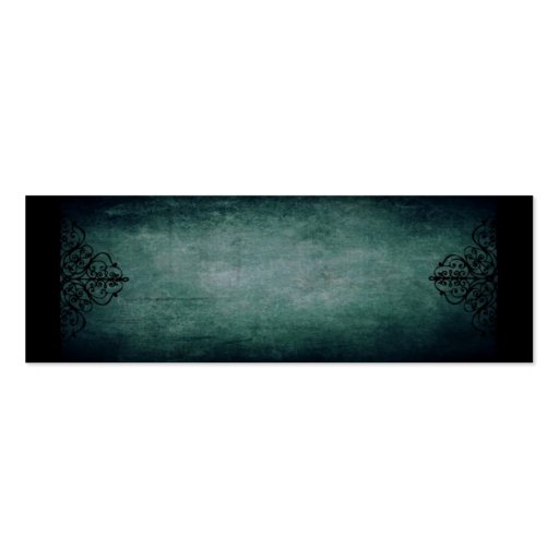 New Moon Skinny Gift Tag Business Cards (back side)