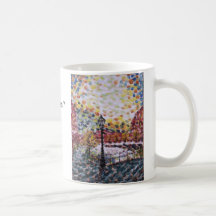 "New Morning on a Dutch Canal"Oil ... - Customized Mug