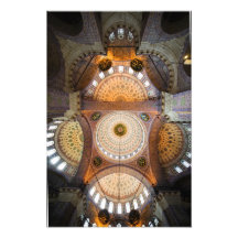 New Mosque Interior in Istanbul Art Photo