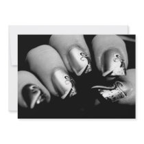 New nails personalized invites