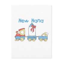 New Nana - Train Tshirts and Gift Postcard