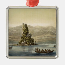 New Norfolk near Vancouver (colour engraving) Christmas Tree Ornaments