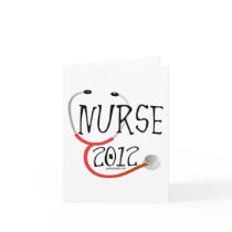 New Nurse Graduation Announcement 2012 Greeting Card
