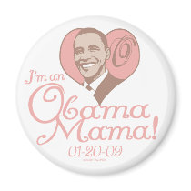 New Obama Mama 2009 Gear Fridge Magnets