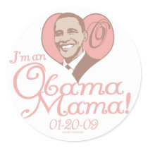 New Obama Mama 2009 Gear stickers