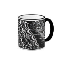 NEW!  "Organ of Corti" Block Print Mug! mugs