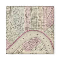 New Orleans 3 Fridge Magnet