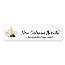New Orleans Aikido Bumper Sticker bumper stickers