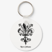 New Orleans Antique Fleur de lis keychains by ARTegrity New Orleans Antique Fleur de lis keychains
