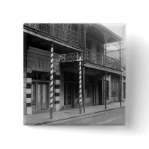 New Orleans Barbershop, 1930s Pinback Buttons