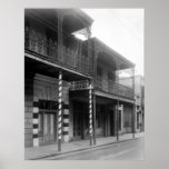 New Orleans Barbershop, 1930s Print